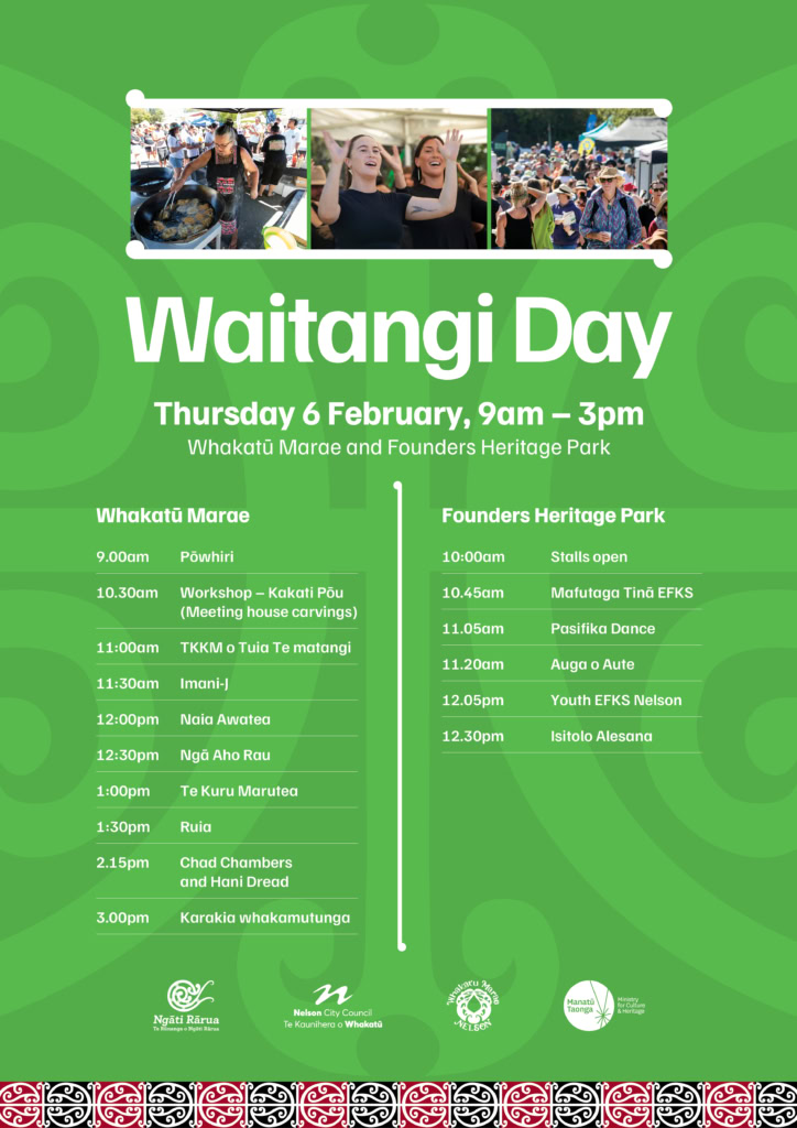 Waitangi Day Schedule 2025 Whakatū Marae